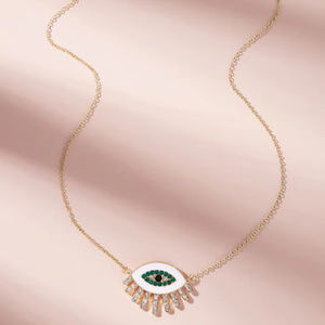 Evil Eye Pendant Necklace NWT